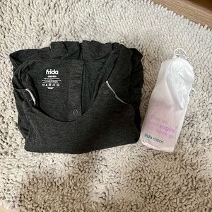 Frida Mom Labor Delivery Postpartum Delivery Nursing Gown Peri Bottle Lot